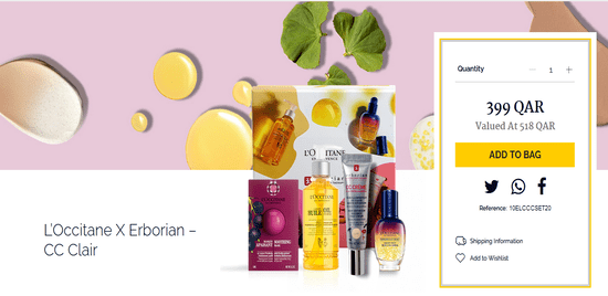 Choose L'occitane Products