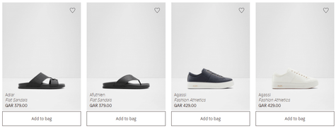 Men footwear of Aldo’s ultimate platform
