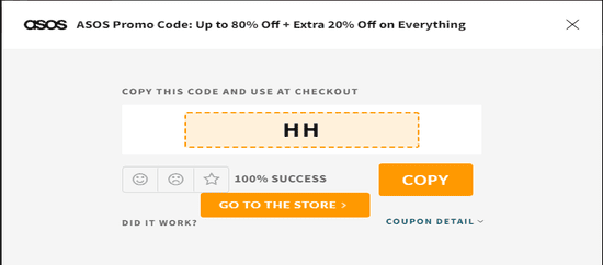 ASOS Copy Promo