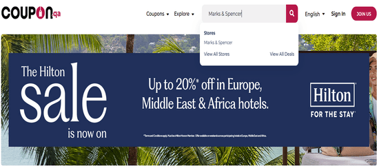 Search Marks & Spencer Store Now!