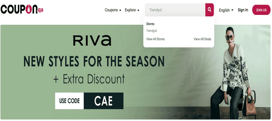 Search Trendyol Store Now!