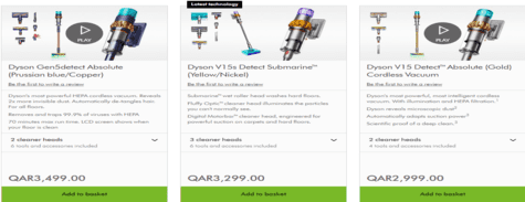 Dyson Vacuum Cleaners