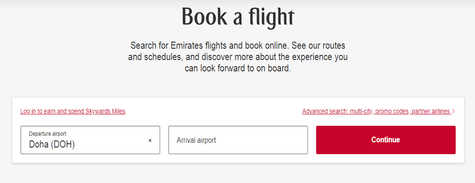 Emirates flight booking to get the most secures and trusted flights online