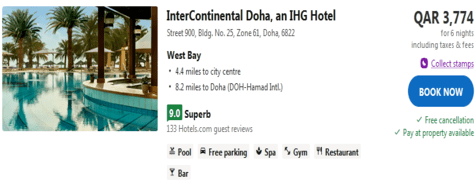 Hotels.com has listed all kinds of hotels from budget-friendly