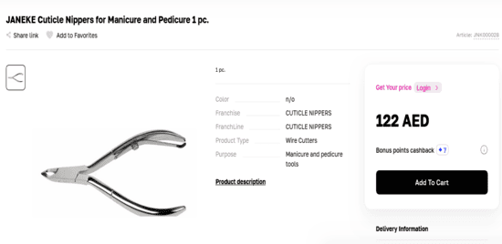 Choose LETOILE Product