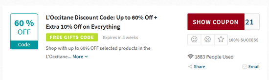 L'occitane Promo Code