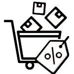 Online shopping is more cost-effective when using coupons, especially for pricey items or bulk purchases. 