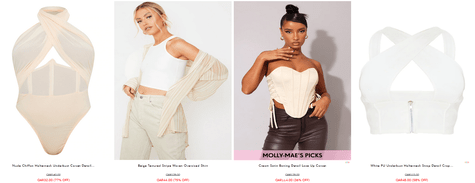 Get Tops From PrettyLittleThing