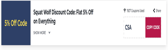 Squat Wolf Promo Code