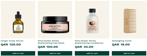 The Body Shop Hair Care Products