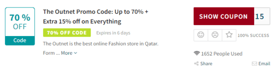 The Outnet Code